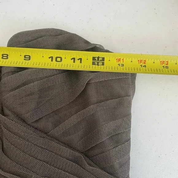 NWT White‎ by Vera Wang Gown Charcoal Fit & Flare Bodycon Bridesmaid Prom Formal - Picture 13 of 13